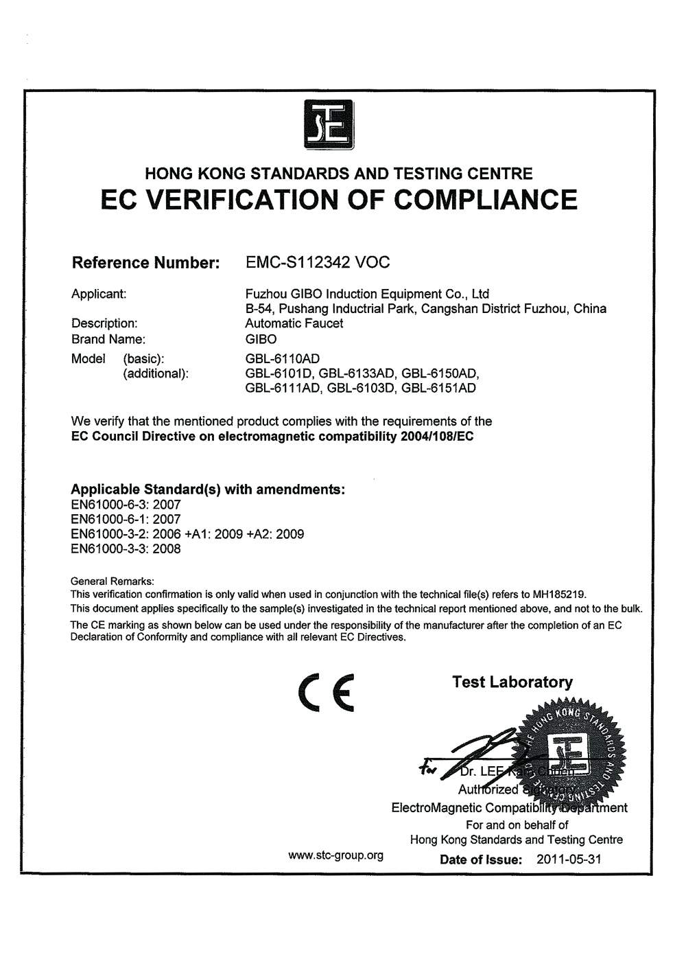 CE Certification